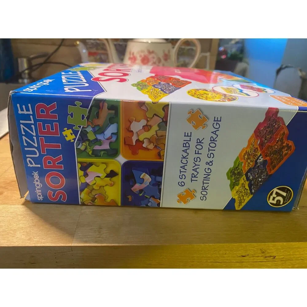 Springbok Puzzle Sorting Tray Set - open box - Picture 4 of 8